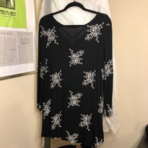 Floral Dress, Long sleeve